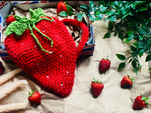 Load image into Gallery viewer, Kids strawberry backpack