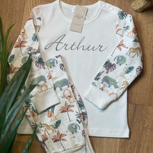 Load image into Gallery viewer, Personalised Safari Pyjamas up