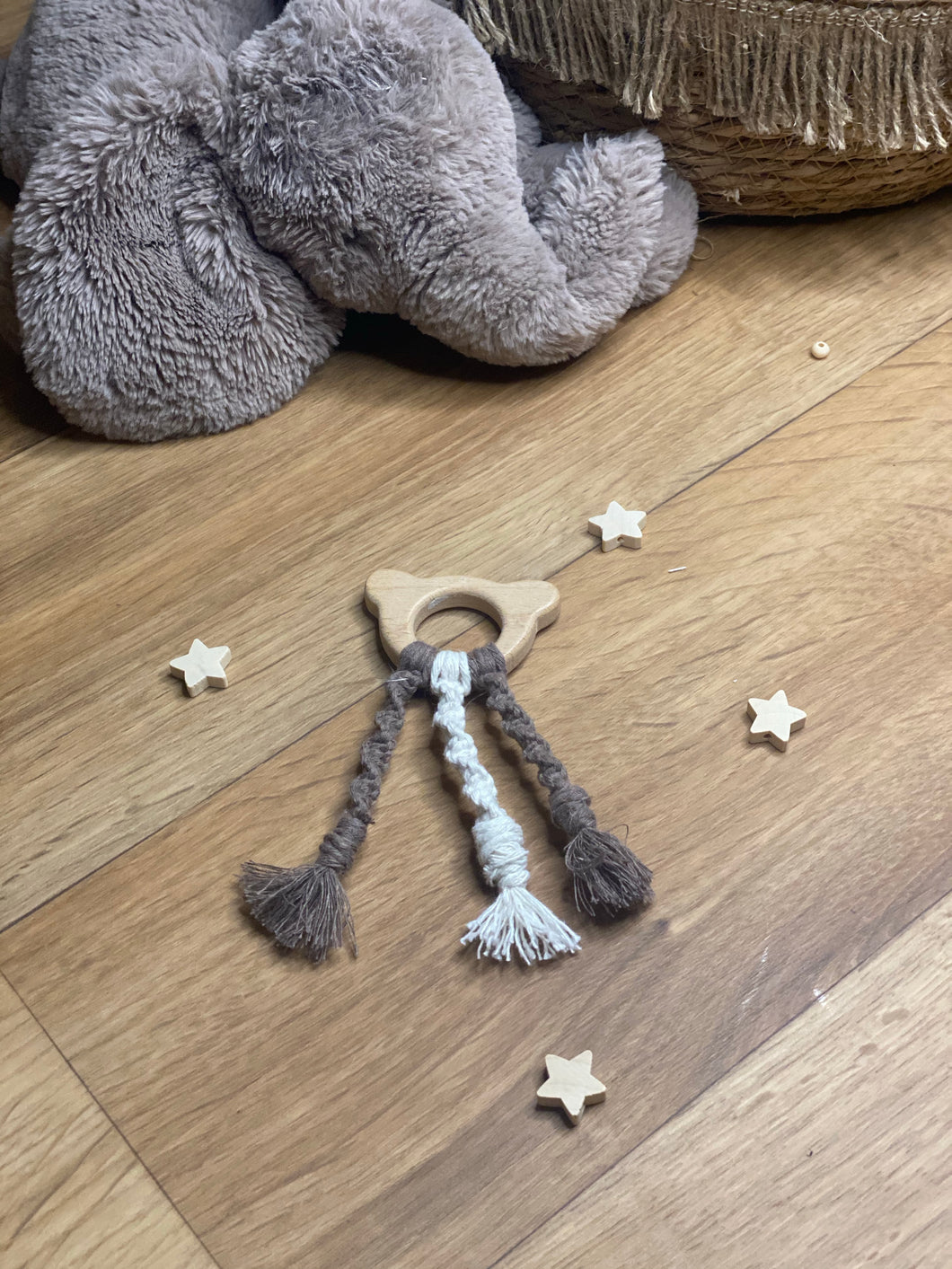 Bear Macrame Teether