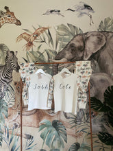 Load image into Gallery viewer, Personalised Safari Pyjamas up
